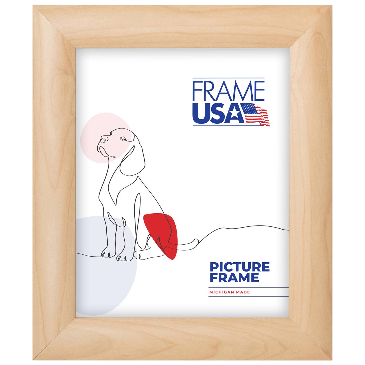 Frame USA Corporate Rounded American Maple Single Image Picture Frame